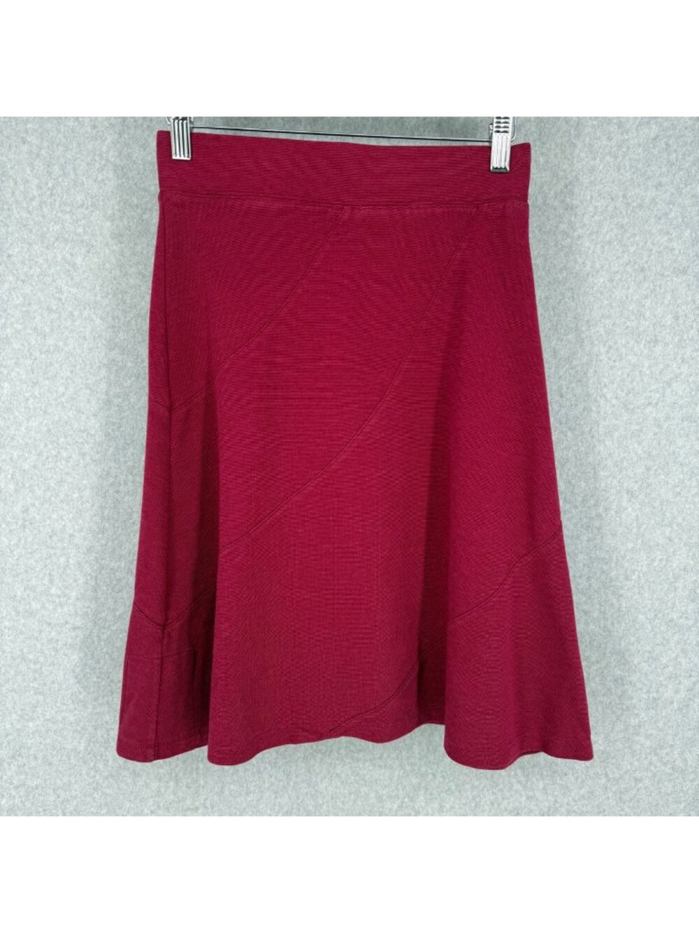 Toad Co Horny Toad Escapade Skirt Size XS Red Pink Pull On Exposed Seams Casual